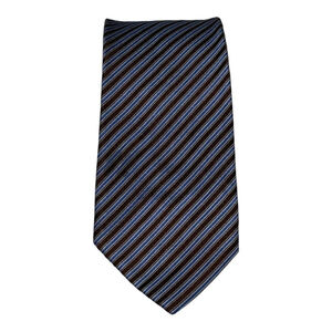 Hugo Boss Tie Mens Silk Made Italy Striped Classic Formal Necktie